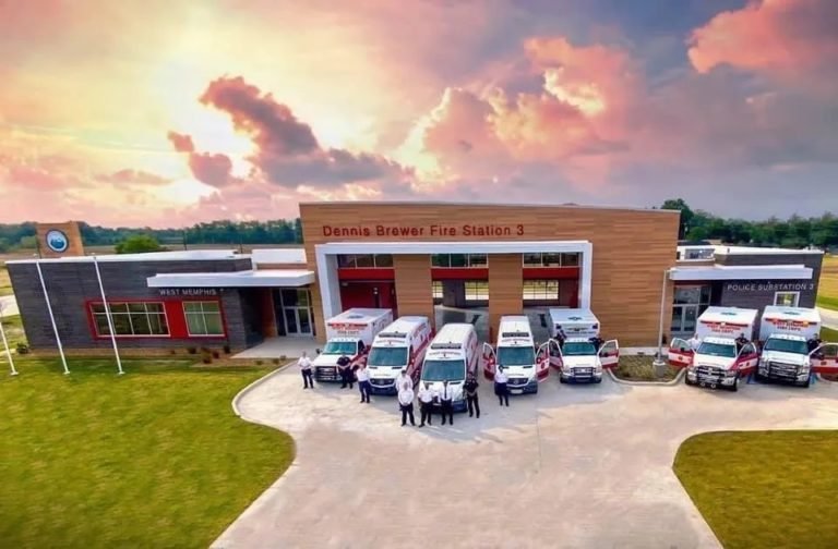 West Memphis Fire Station #3 & Police Substation · Exterior view