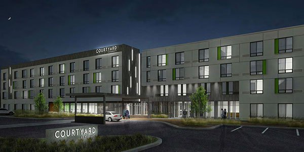 Courtyard by Marriott · Architectural rendering