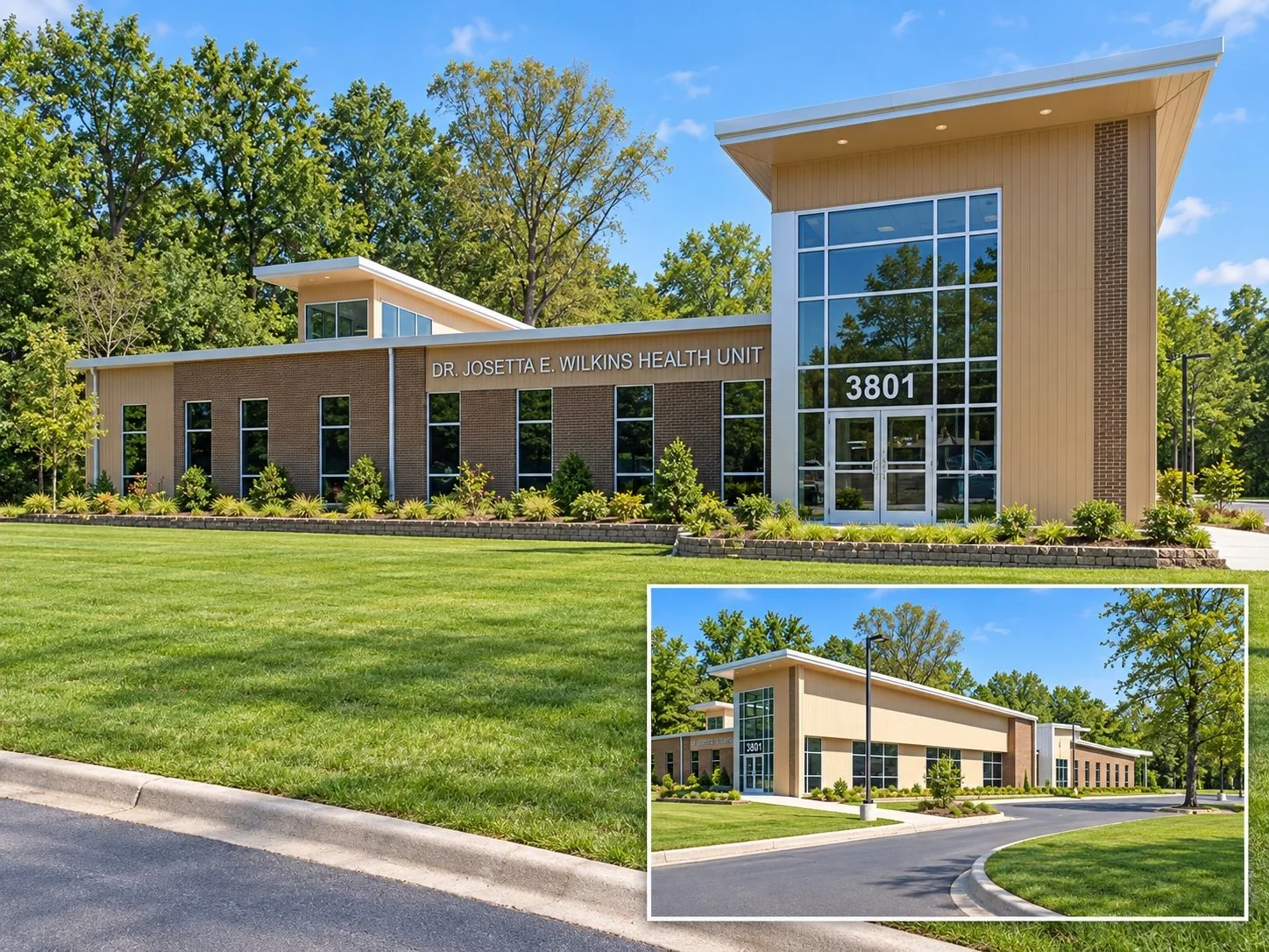 Dr. Josetta E. Wilkins Health Unit · Exterior views